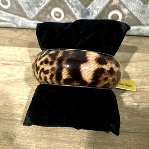 ANIMAL print bangle bracelet. Last in the 2013-2014 catalog. 8" bangle